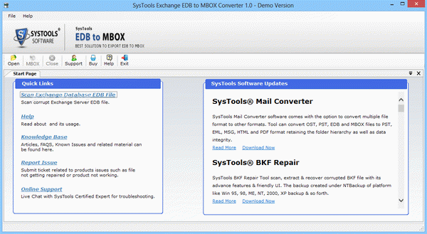 SysTools Exchange EDB to MBOX Converter