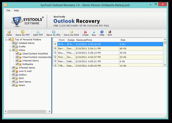 SysTools Outlook Recovery [DISCOUNT: 15% OFF!]