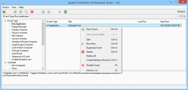 System Scheduler Professional