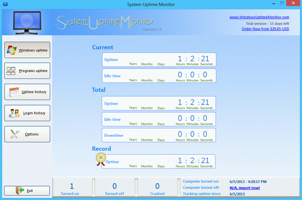 System Uptime Monitor