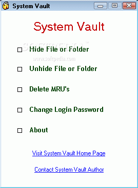 System Vault