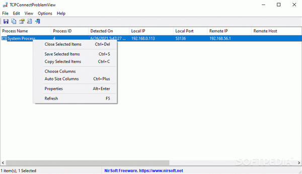 TCPConnectProblemView