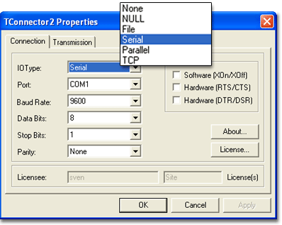 TConnector: Data Acquisition ActiveX Control