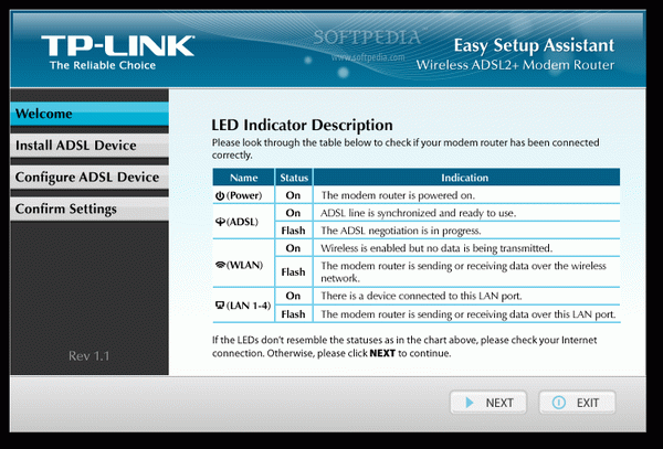 TD-W8951NB Easy Setup Assistant