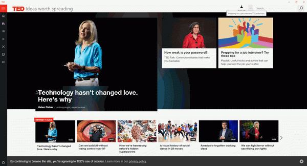 TED for Windows 10/8.1