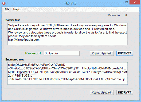 TES - Text Encrypter