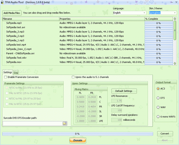 TFM Audio Tool