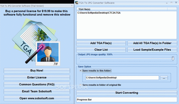 TGA To JPG Converter Software
