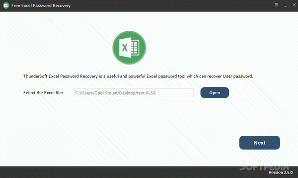 Free Excel Password Recovery