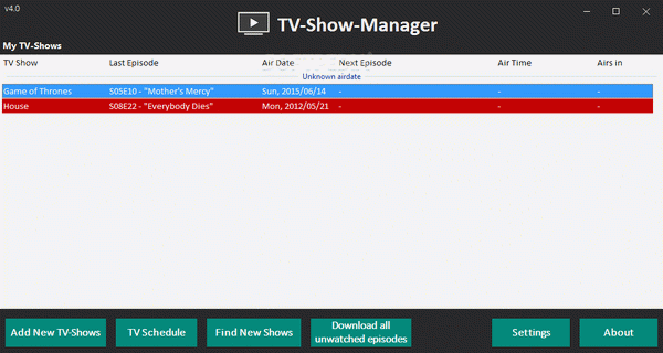 TV-Show-Manager