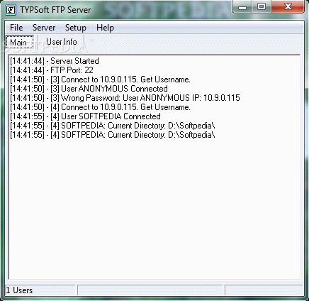 TYPSoft FTP Server