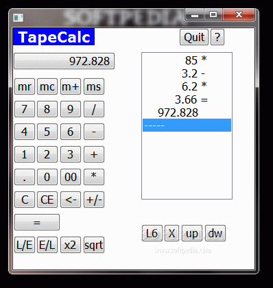 TapeCalc