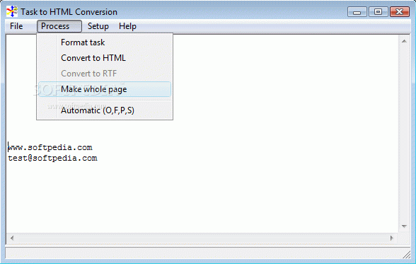 Task to HTML Convertor