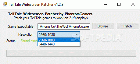 TellTale Widescreen Patcher