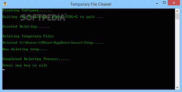 Temporary File Cleaner