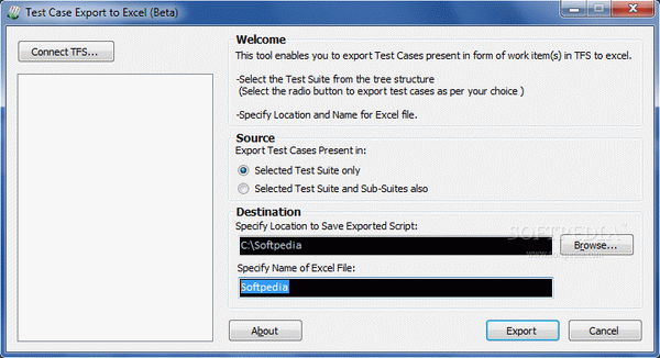 Test Case Export to Excel