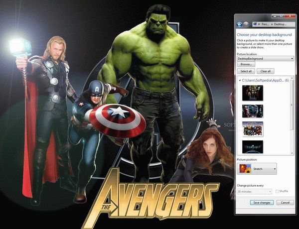 The Avengers Windows 7 Theme