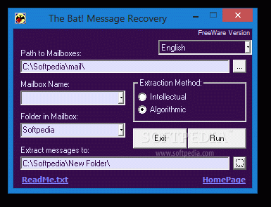 The Bat! Message Recovery