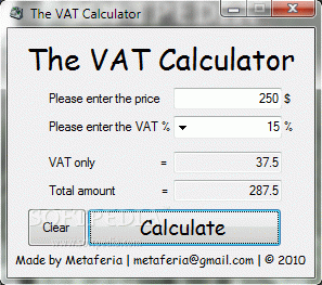 The VAT Calculator