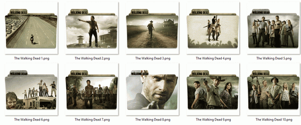 The Walking Dead Folder Icon