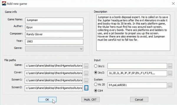 TheC64 Maxi Game Tool