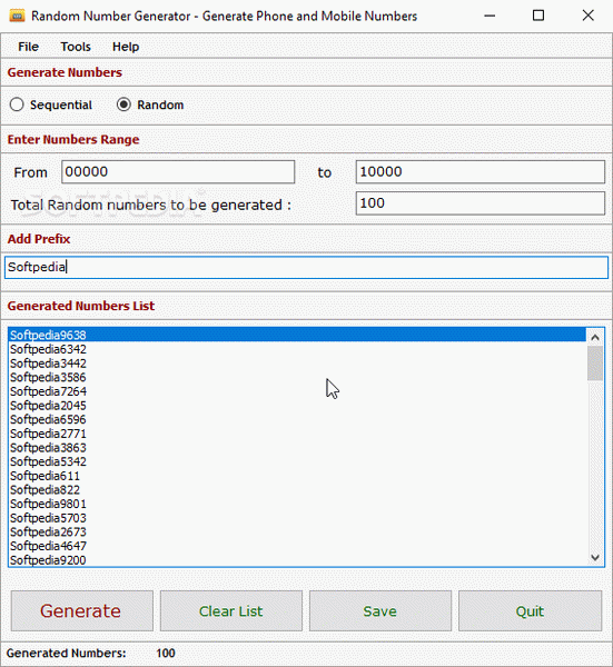 Random Number Generator