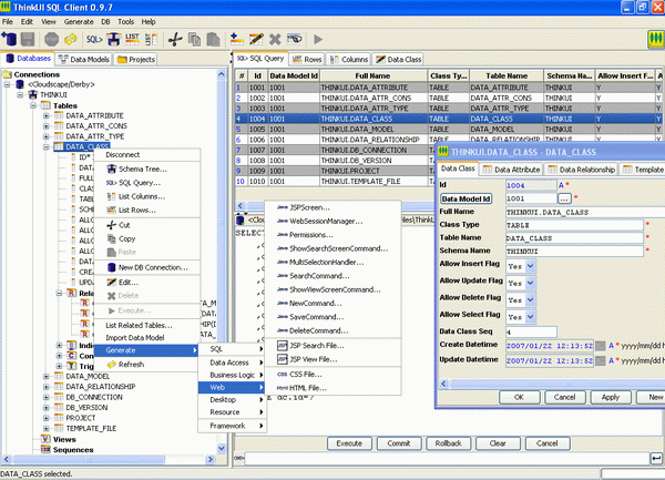 ThinkUI SQL Client