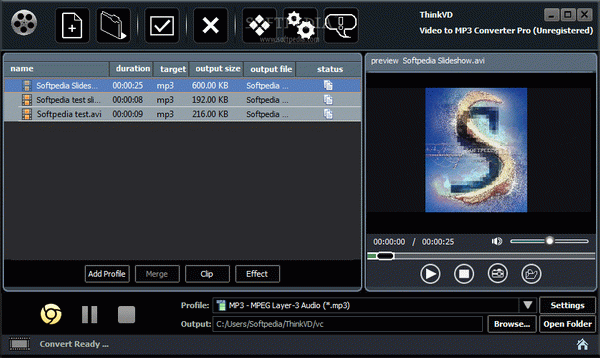 ThinkVD Video to MP3 Converter Pro