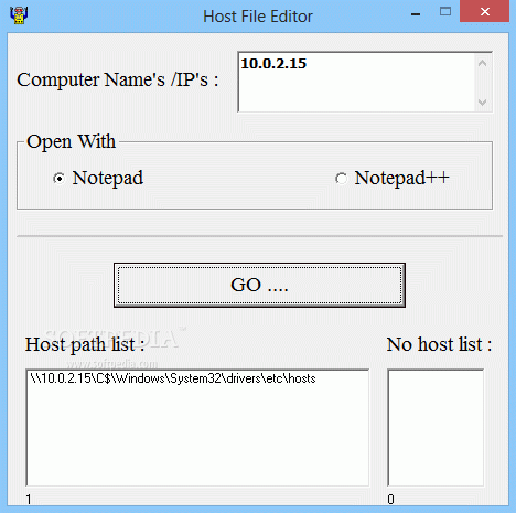 Host File Editor