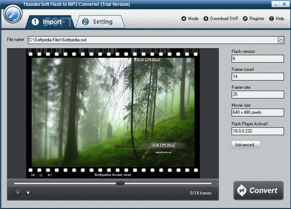 ThunderSoft Flash to MP3 Converter