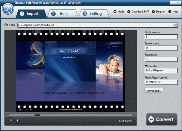 ThunderSoft Flash to WMV Converter