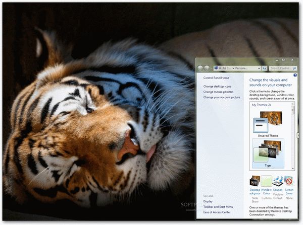 Tiger Windows Theme