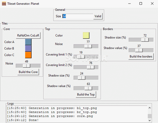 Tileset Generator Planet