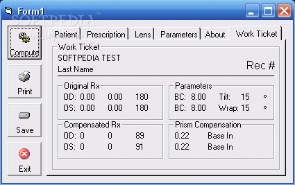 Tilt and Wrap Calculator