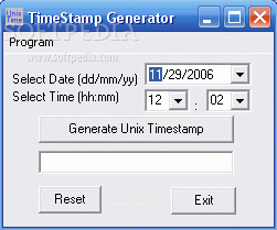TimeStamp Generator