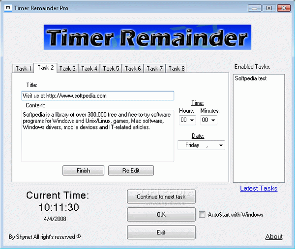 Timer Remainder Pro