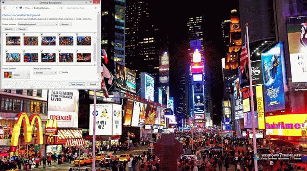 Times Square Windows 7 Theme