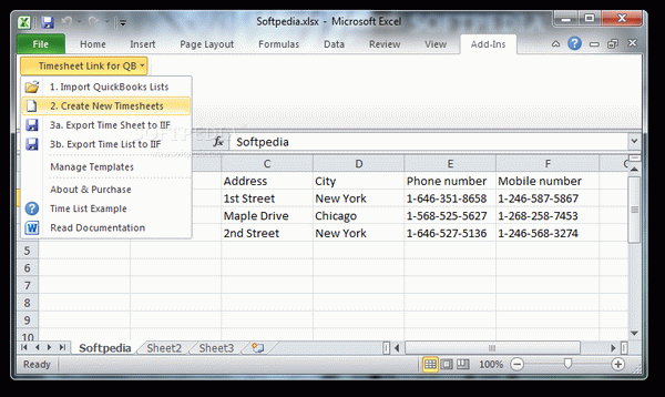 Timesheet Link for QB