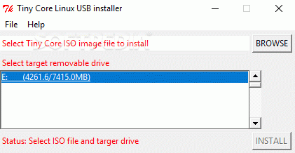 Tiny Core Linux USB installer