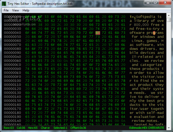 Tiny Hex Editor