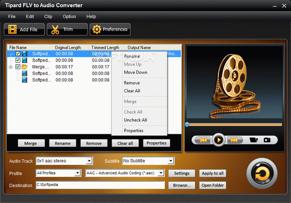 Tipard FLV to Audio Converter