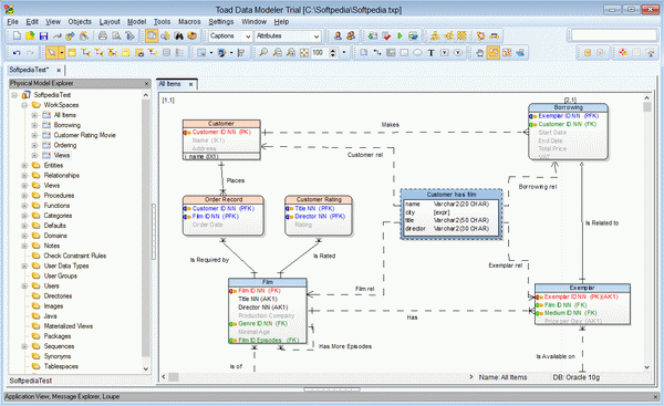 Toad Data Modeler