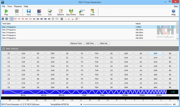 NCH Tone Generator