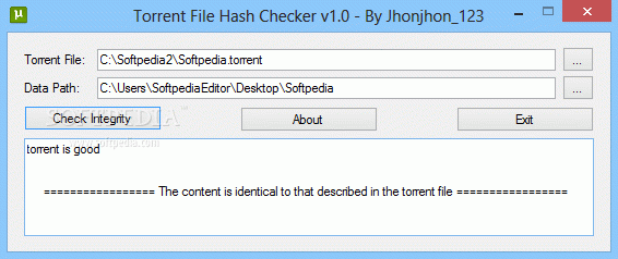 Torrent File Hash Checker