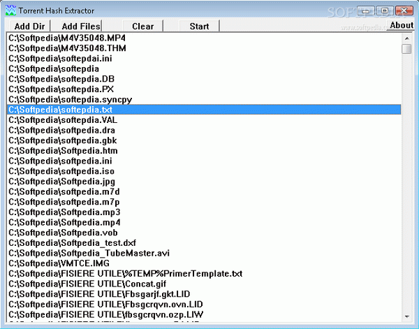 Torrent Hash Extractor