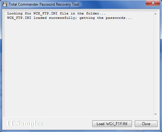 Total Commander Password Recovery Tool