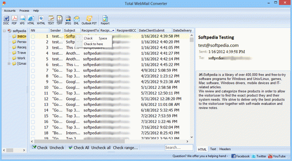 Total Webmail Converter
