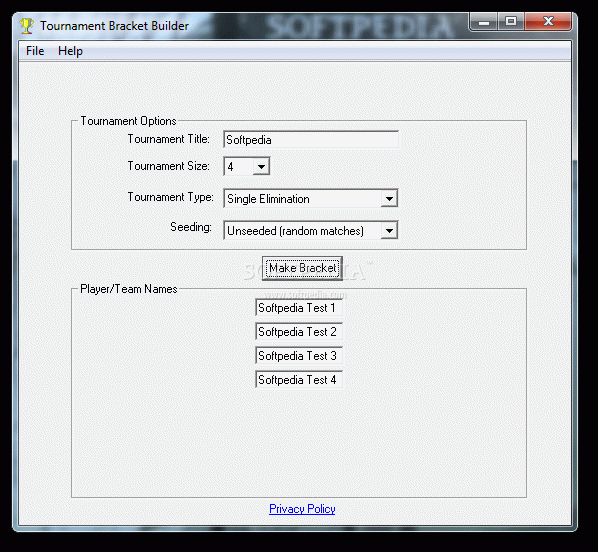 Tournament Bracket Builder