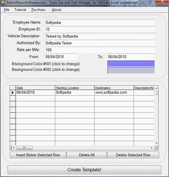 Track Gas and Fuel Mileage for Vehicles Excel Spreadsheet