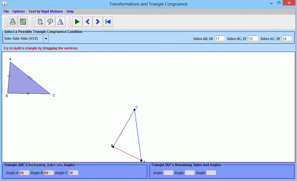 Transformations and Triangle Congruence